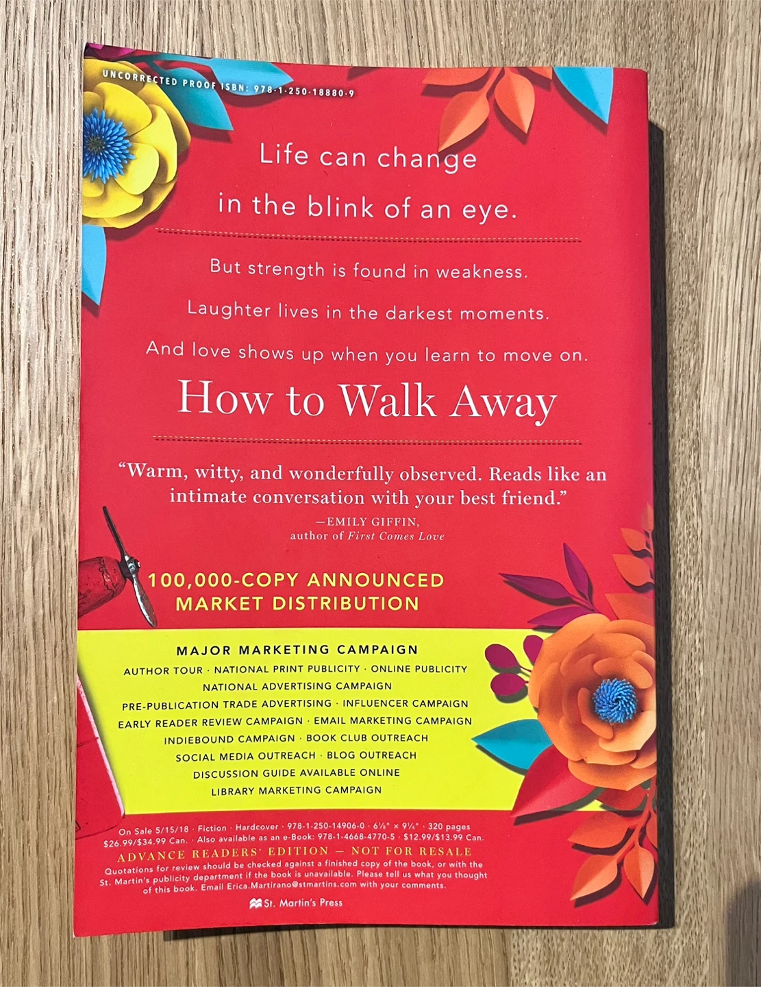 How to Walk Away: A Novel by Katherine Center - photo 2