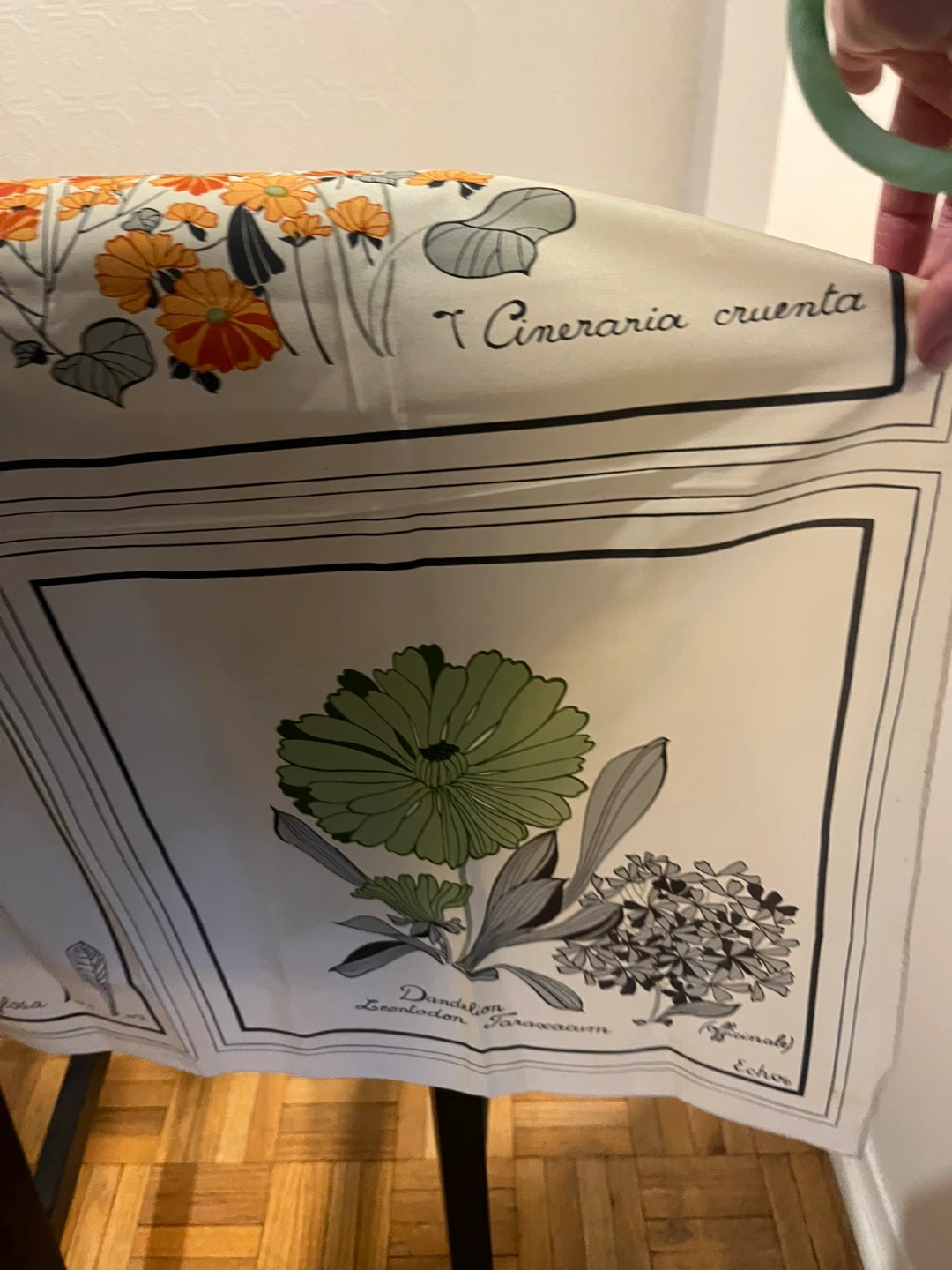 ECHO SILK SCARF Botanical Print Silk Scarf - photo 2