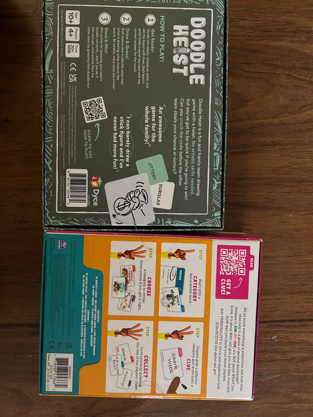 Fun Board Games: DOODLE HEIST and SUBJECTIVE - photo 2