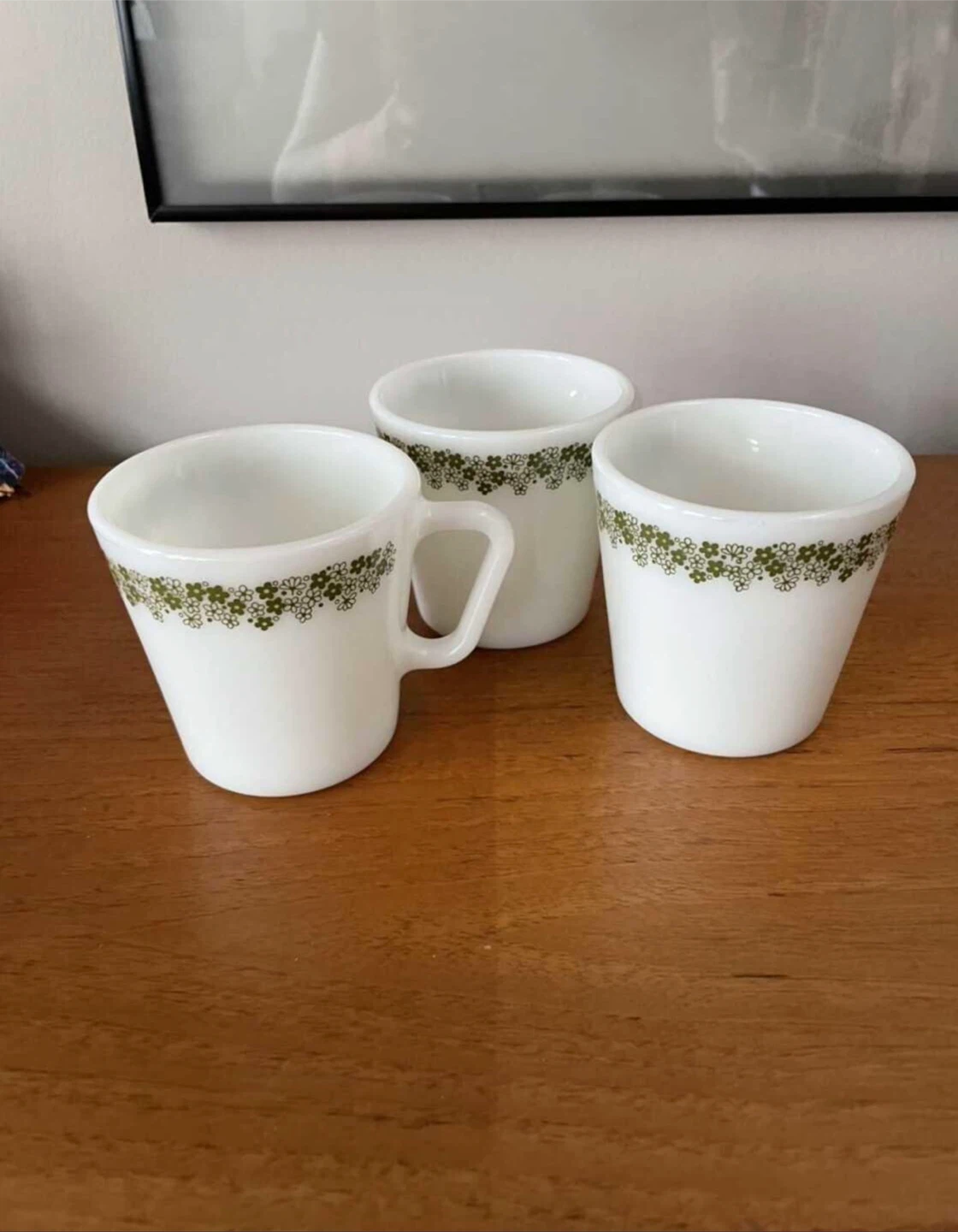 Vintage Pyrex Cups - Set of 3
