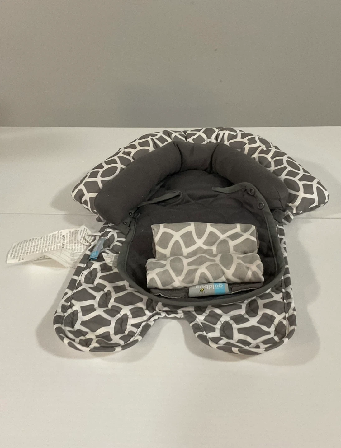 Infant Support Pillow Set with Giraffe Print
