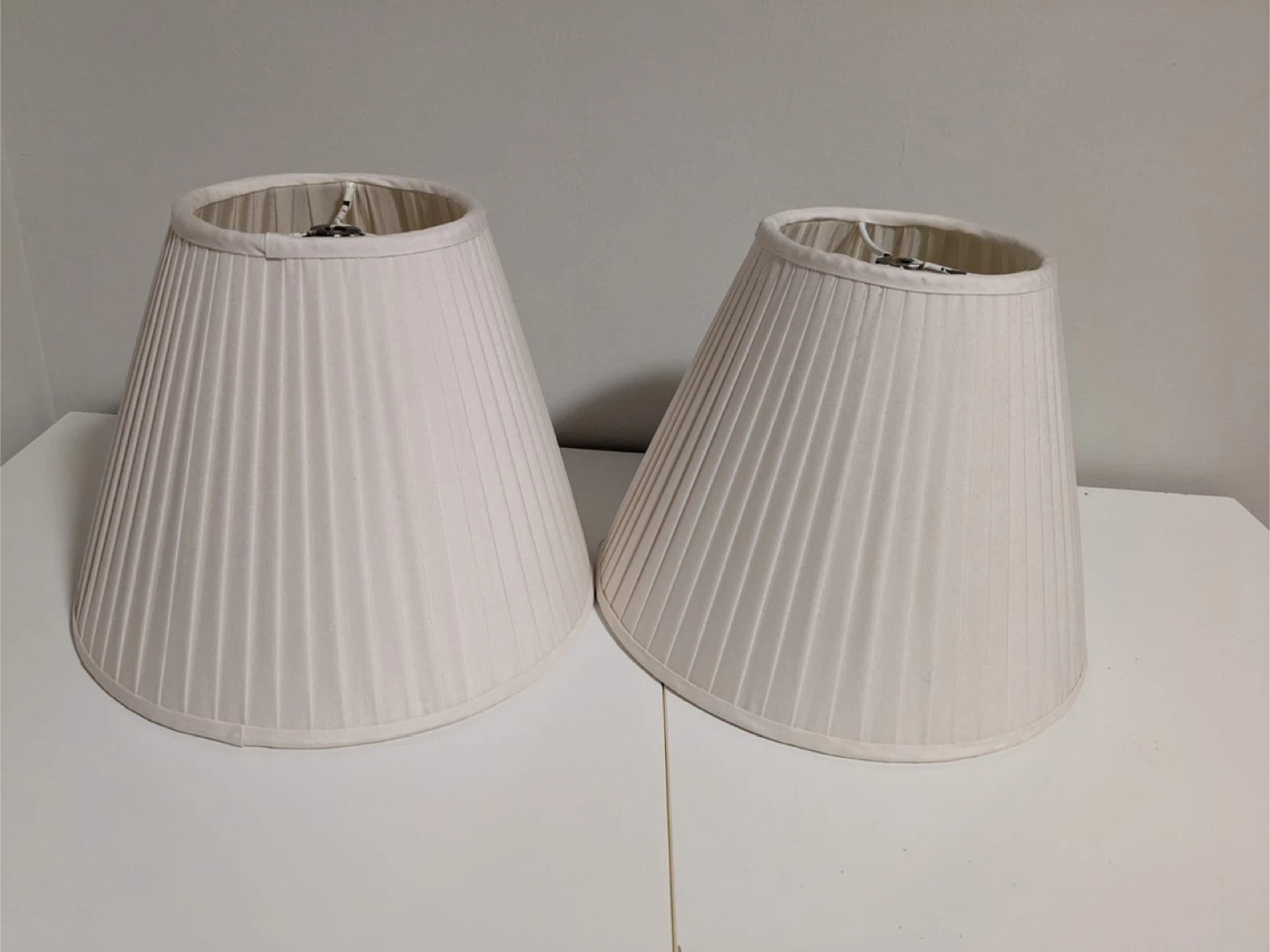 Set of 2 Pleated Lamp Shades