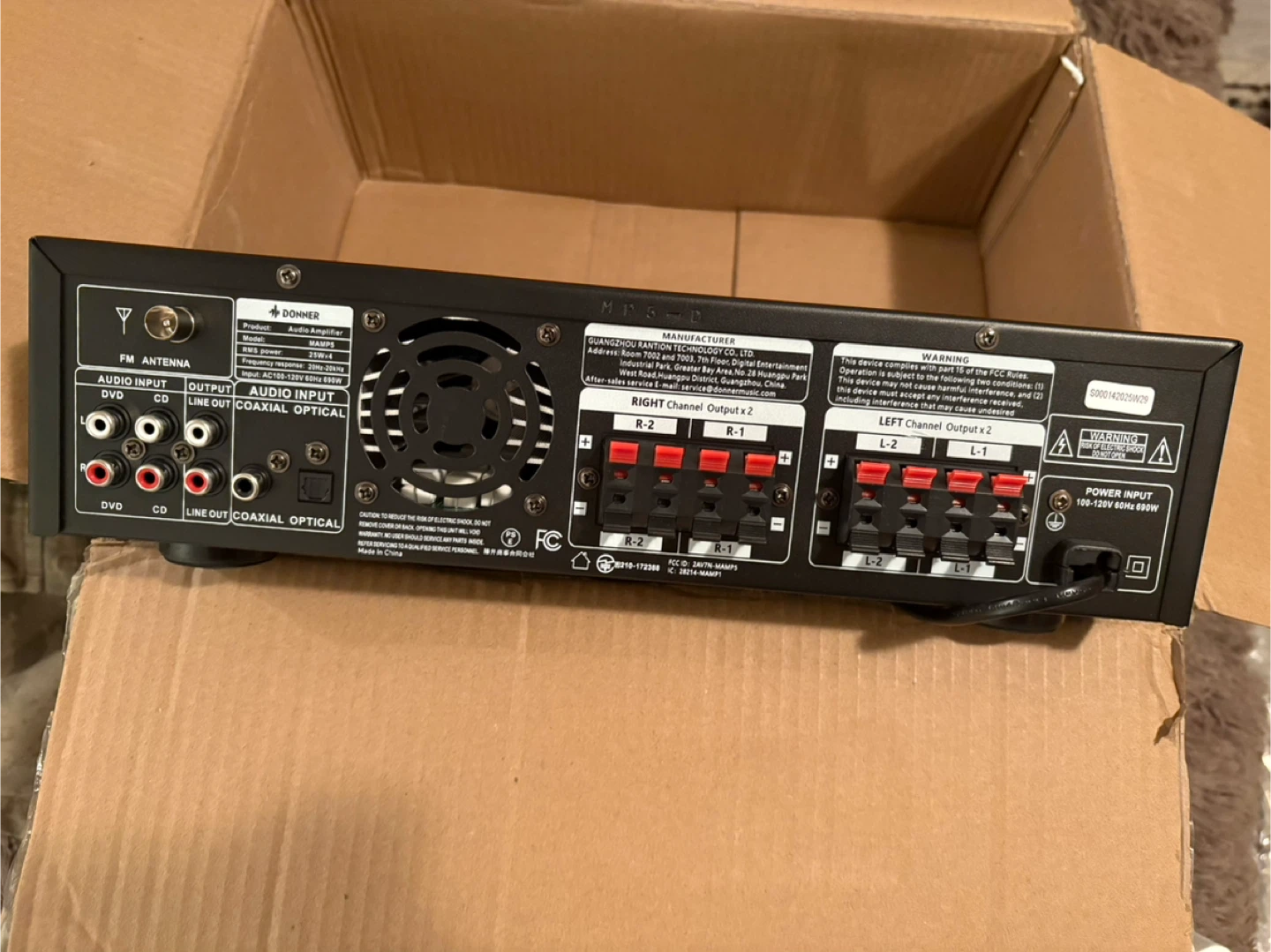 Donner 4-Channel Karaoke Amplifier - photo 2