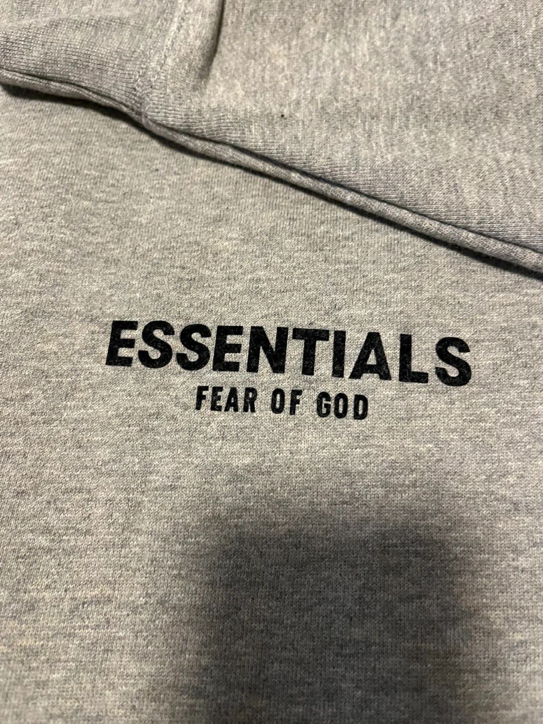 Essentials Fear of God Grey Hoodie and Sweatpants Set - photo 4