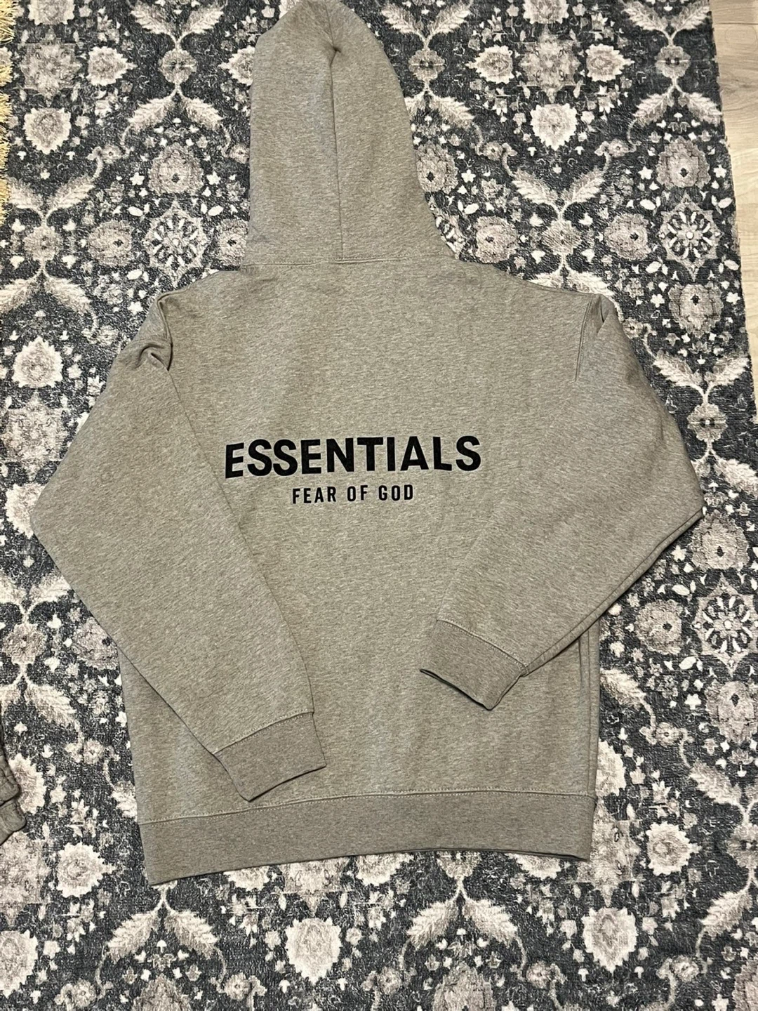 Essentials Fear of God Grey Hoodie and Sweatpants Set - photo 2