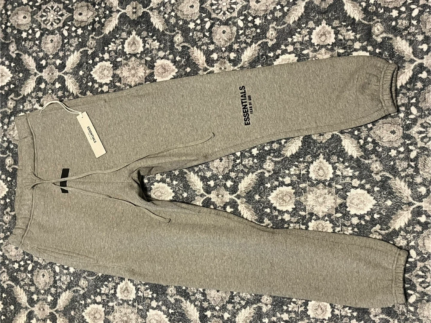 Essentials Fear of God Grey Hoodie and Sweatpants Set - photo 3