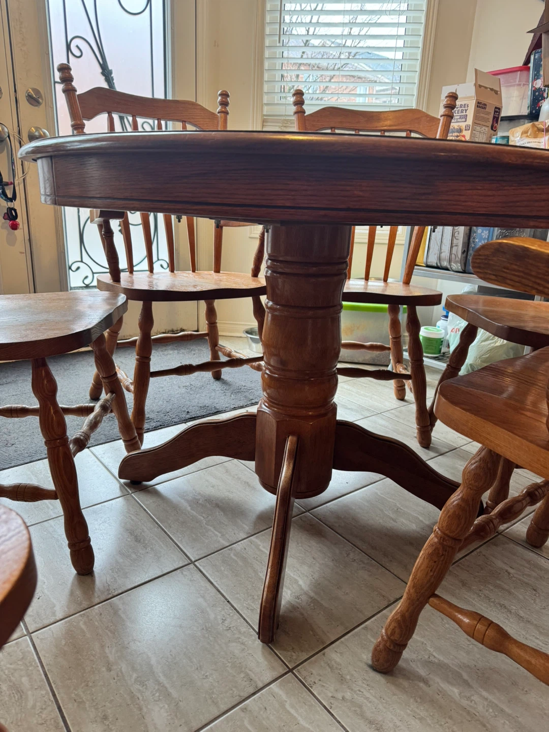 🌱Solid Oak Dining Table with 6 Oak Chairs🌱 - photo 5