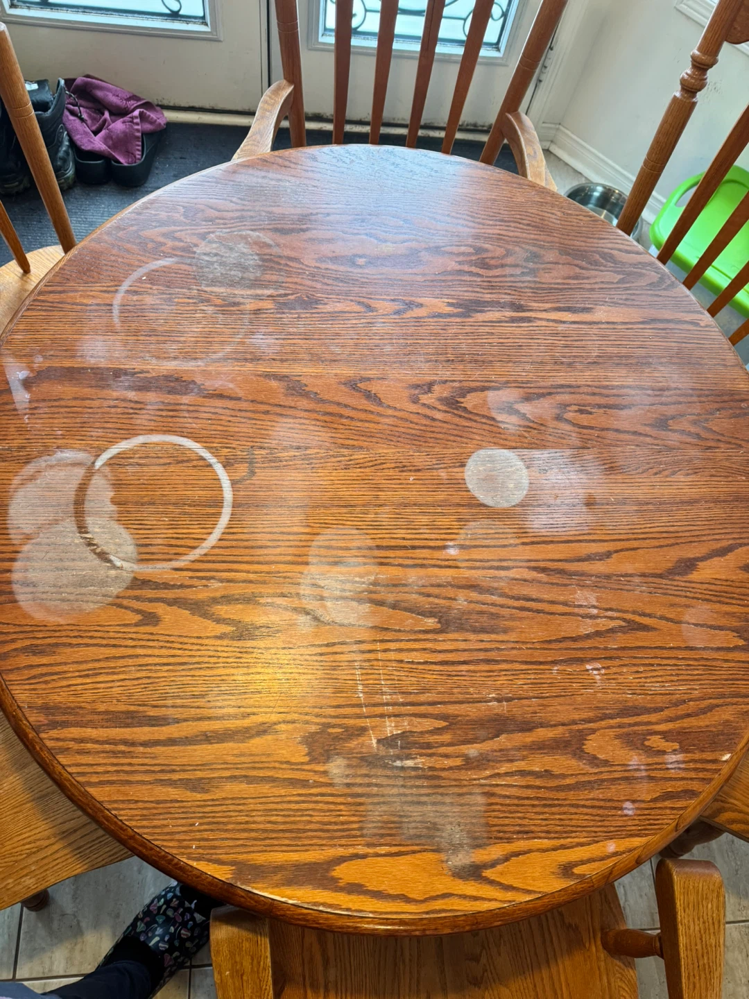🌱Solid Oak Dining Table with 6 Oak Chairs🌱 - photo 4