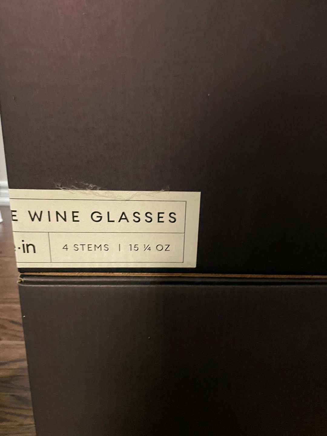 Set of 4 Stemmed Wine Glasses - 23 1/4 oz - photo 2