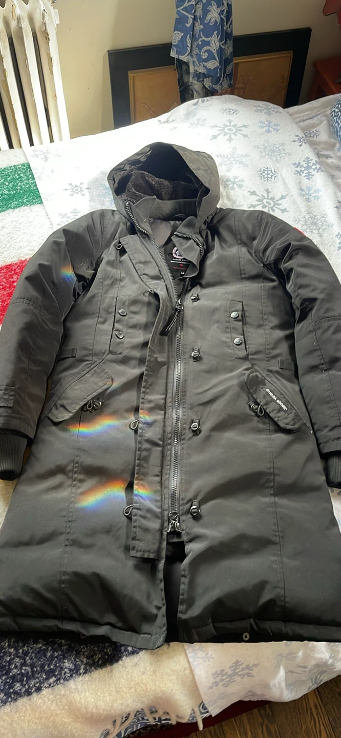 Canada Goose Parka black Coat Size YOUTH L