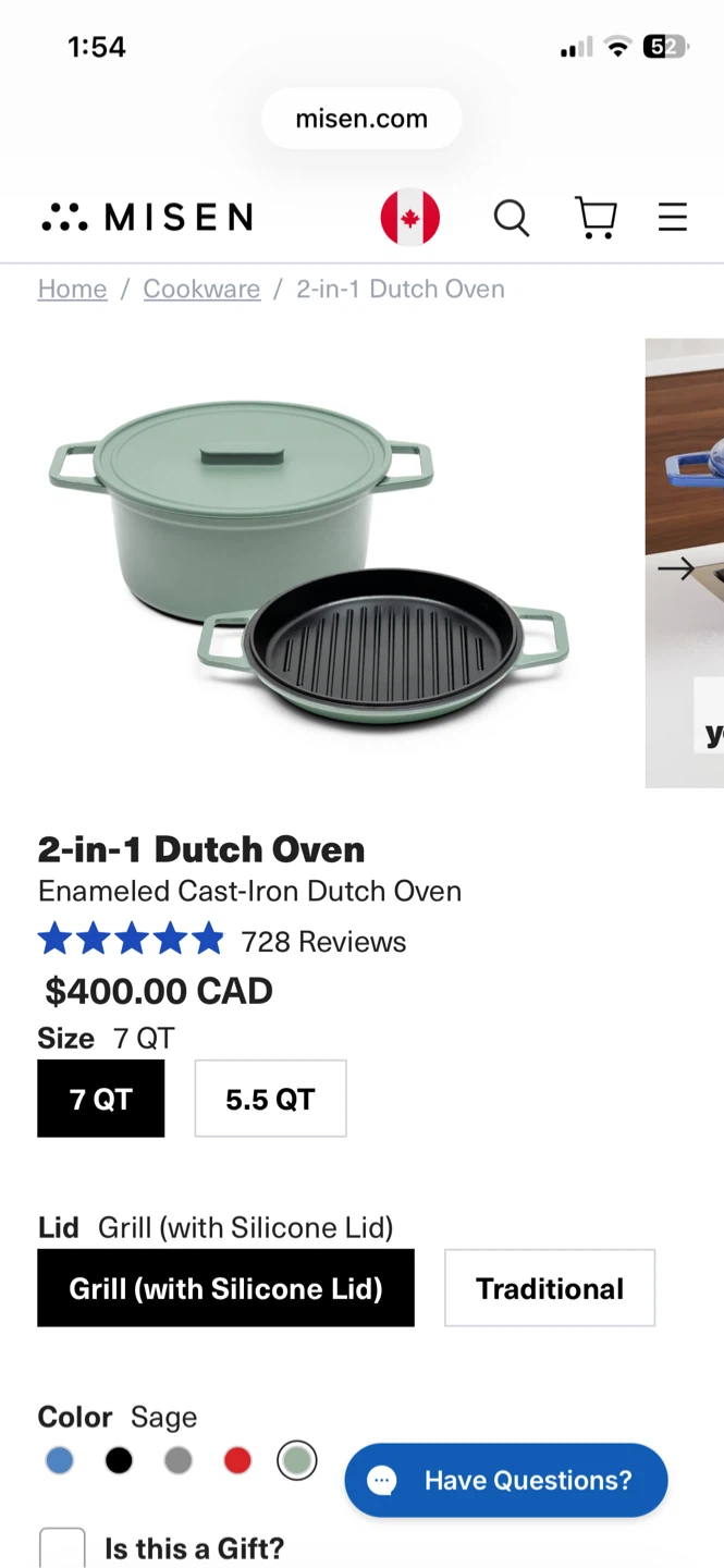 Misen 2-in-1 Dutch Oven - 7 QT + mixing bowls - photo 4