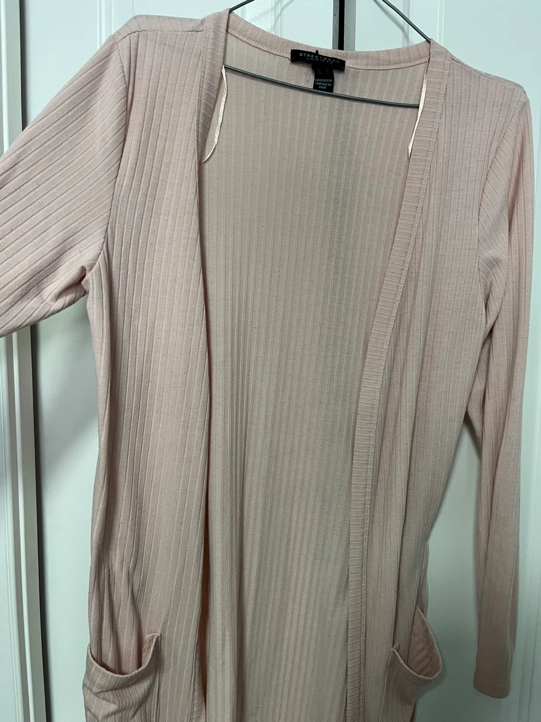 Streetwear Society Pink Ribbed Cardigan - photo 3