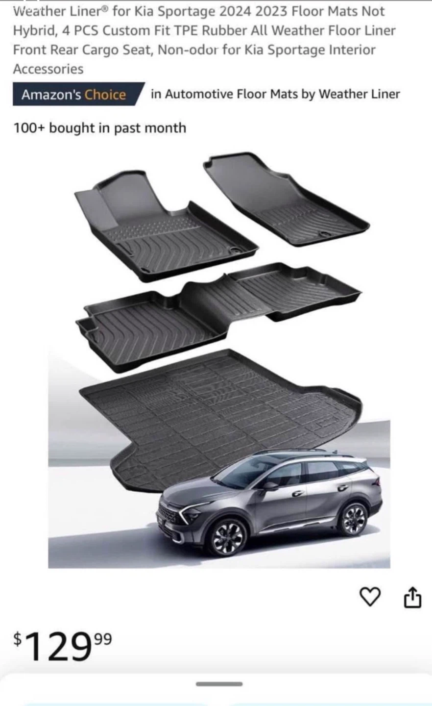 Kia Sportage  23-25 All Weather Floor Liners - photo 5