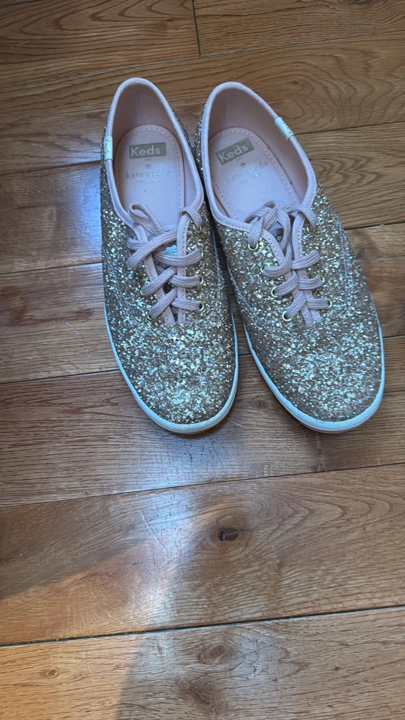 Kate Spade Keds Glitter Sneakers