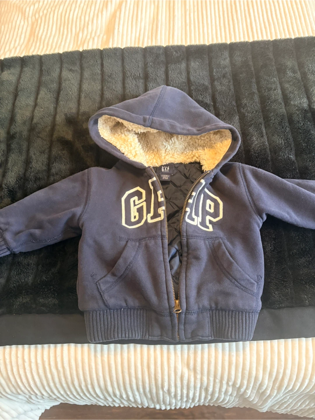 Toddler Boys GAP Fleece Lined Hoodie