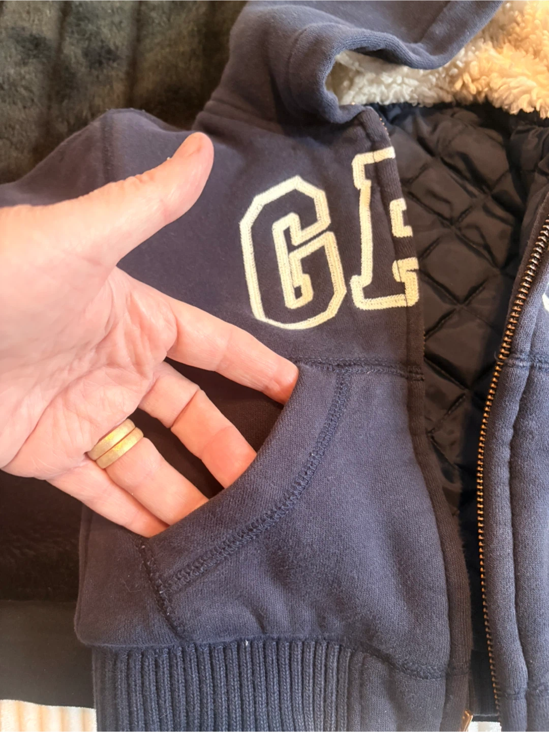 Toddler Boys GAP Fleece Lined Hoodie - photo 5