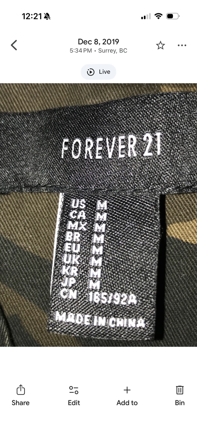 Forever 21 Camo Anorak Jacket - photo 5