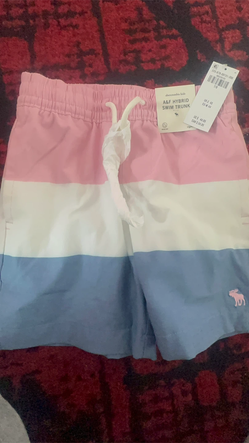 Abercrombie Kids A&F Hybrid Swim Trunk Size 7/8