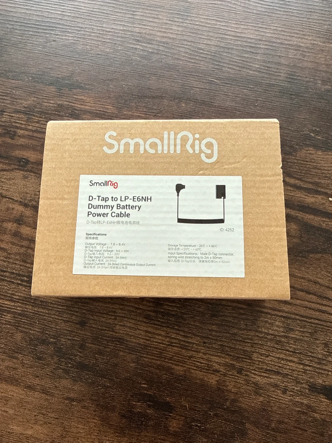 SmallRig D-Tap to LP-E6NH Dummy Battery Power Cable