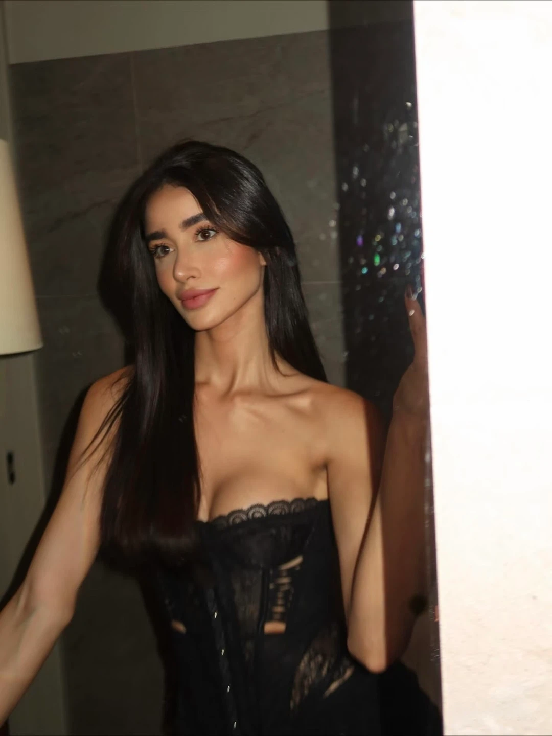 Black Lace Corset Top - photo 4