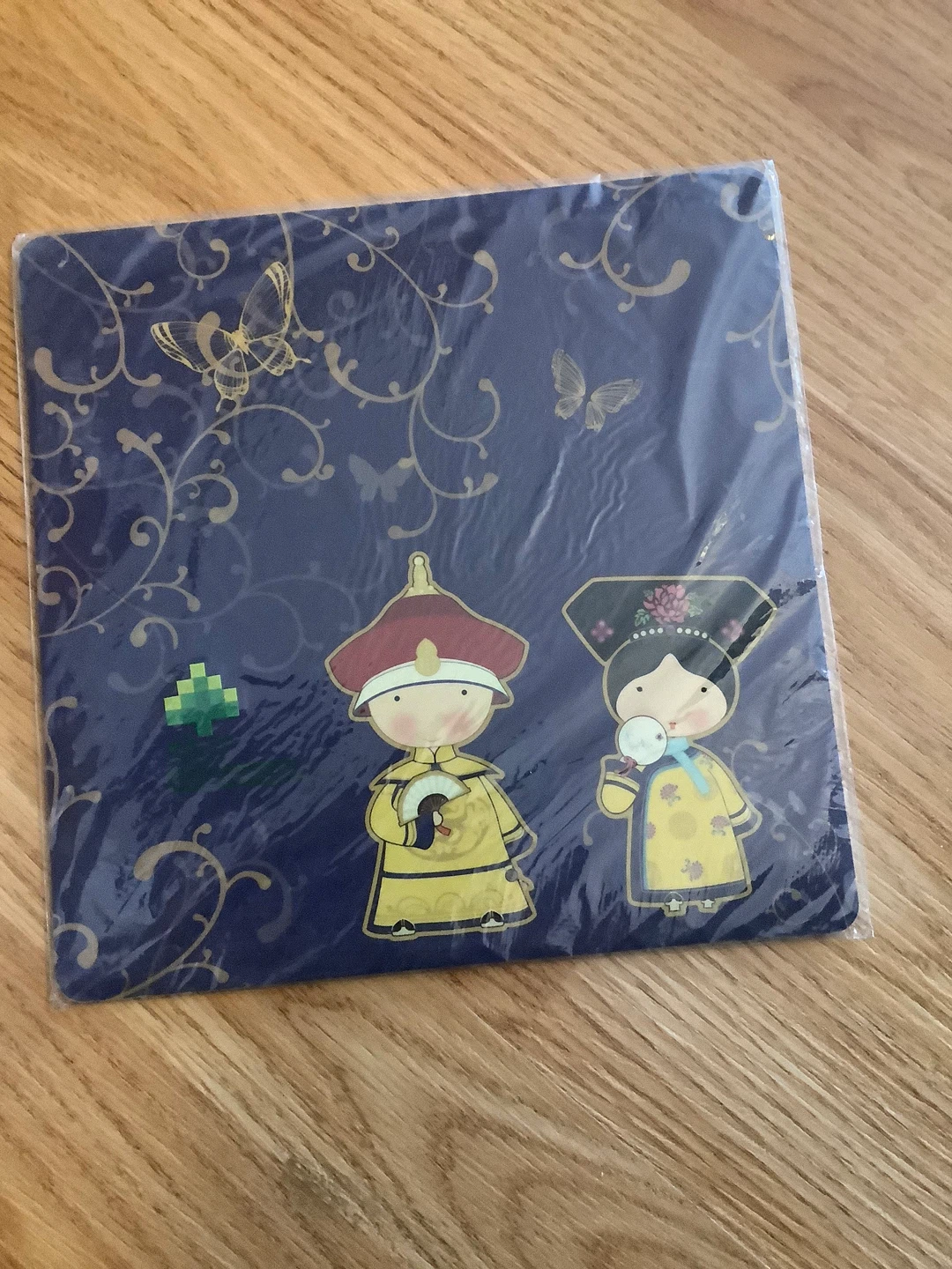 Cute Cartoon Character Blue mousepad