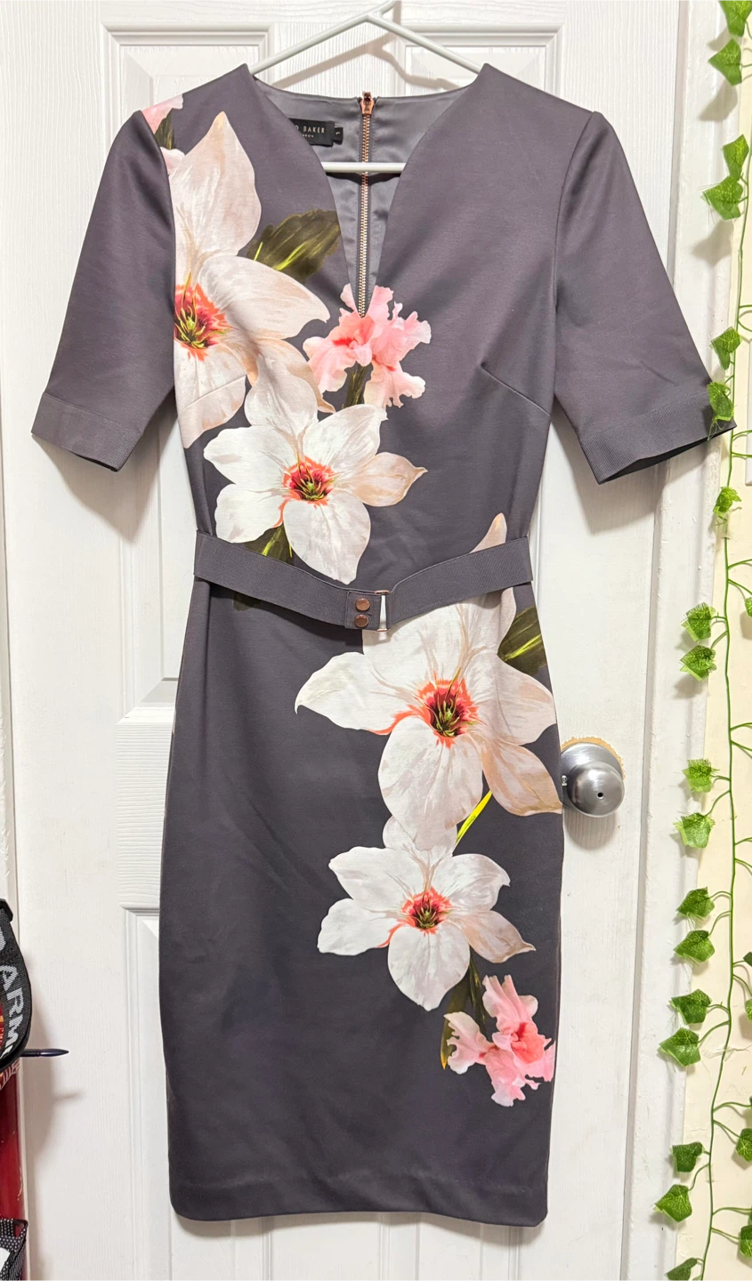 Ted Baker Floral Dress size 1