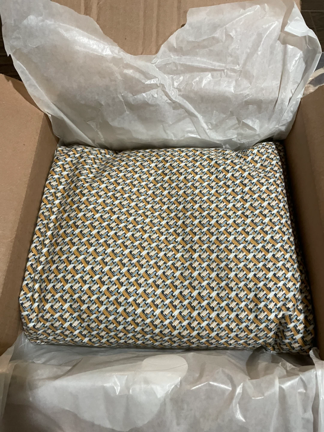 Yellow Plaid Duvet Cover Set - photo 5