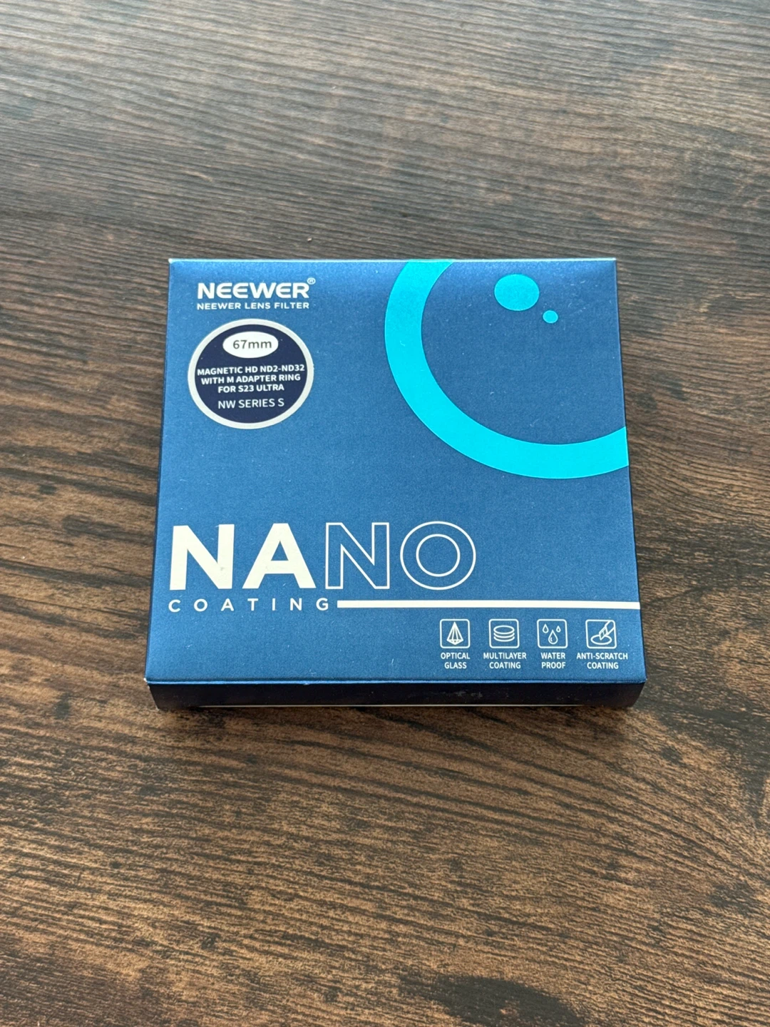 Neewer 67mm Magnetic ND2-ND32 Nano Coating Lens Filter
