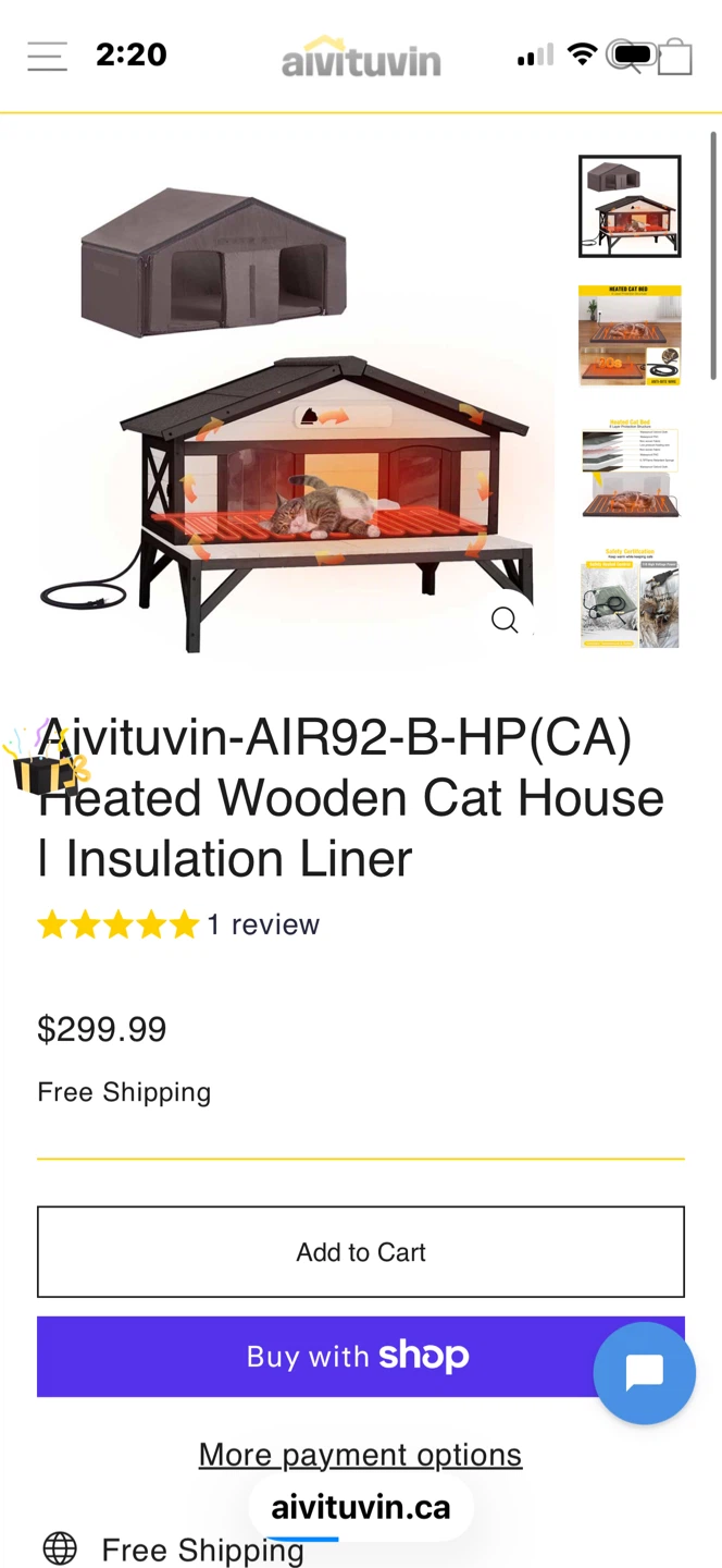 NEW Heated Cat House - photo 2