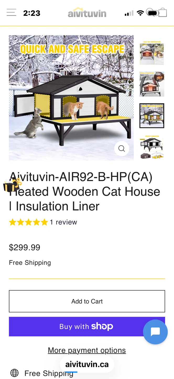 NEW Heated Cat House - photo 5