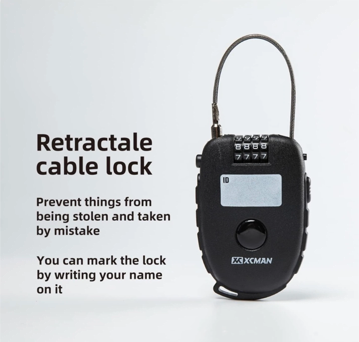 New Retractable Cable Lock 30” - photo 3