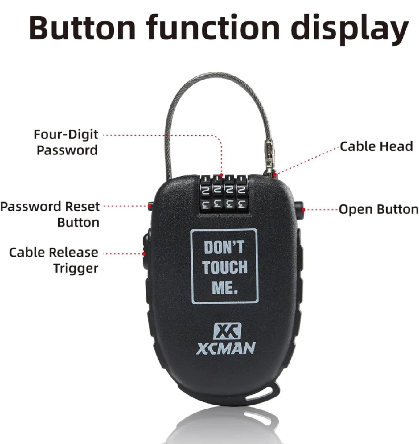 New Retractable Cable Lock 30” - photo 5