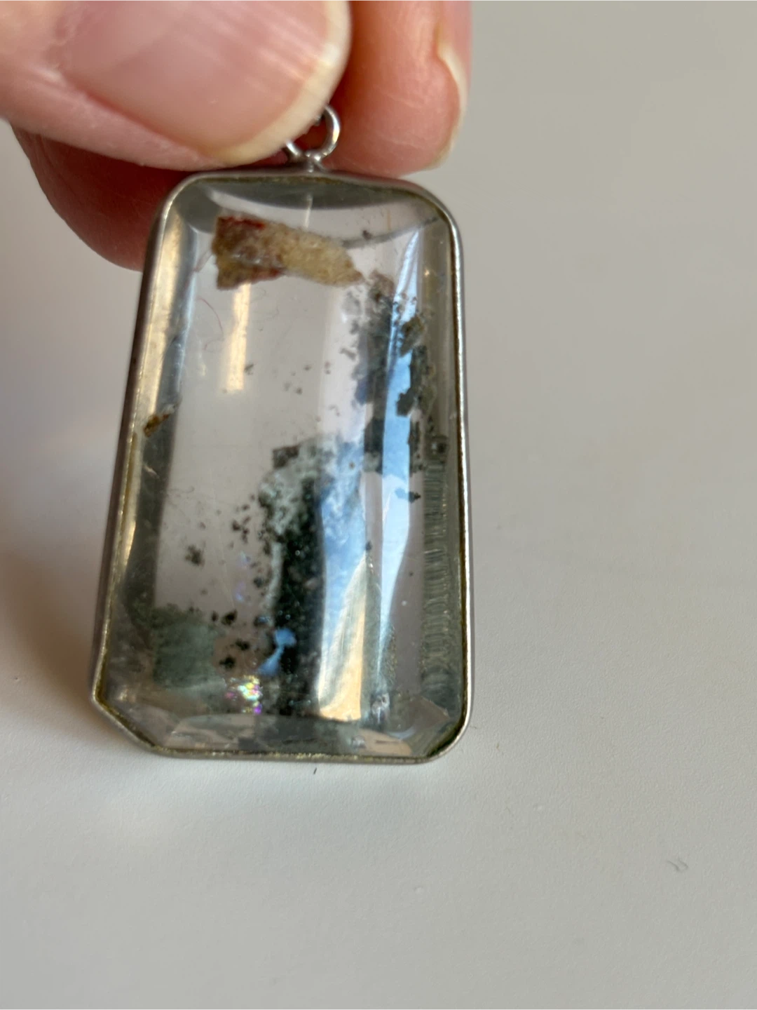 Quartz Inclusion Pendant - photo 2