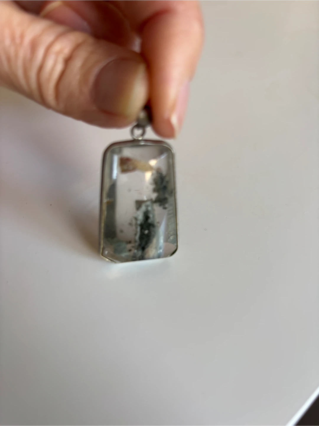 Quartz Inclusion Pendant - photo 4