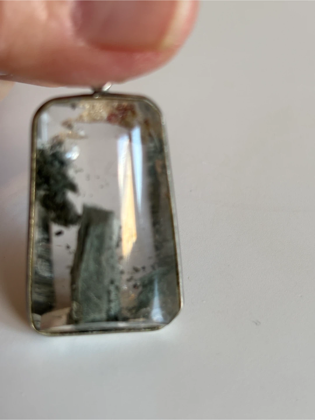 Quartz Inclusion Pendant - photo 3
