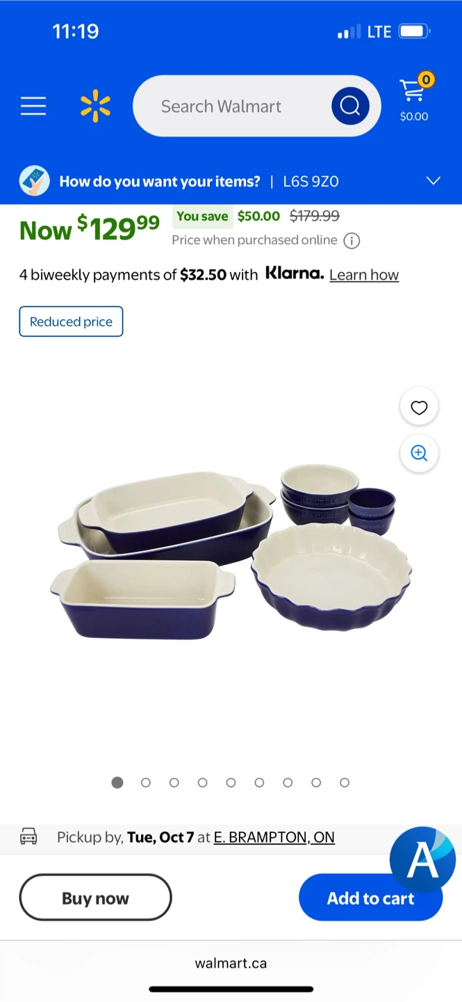 Henckels 6-Piece Bakeware Set in the original box