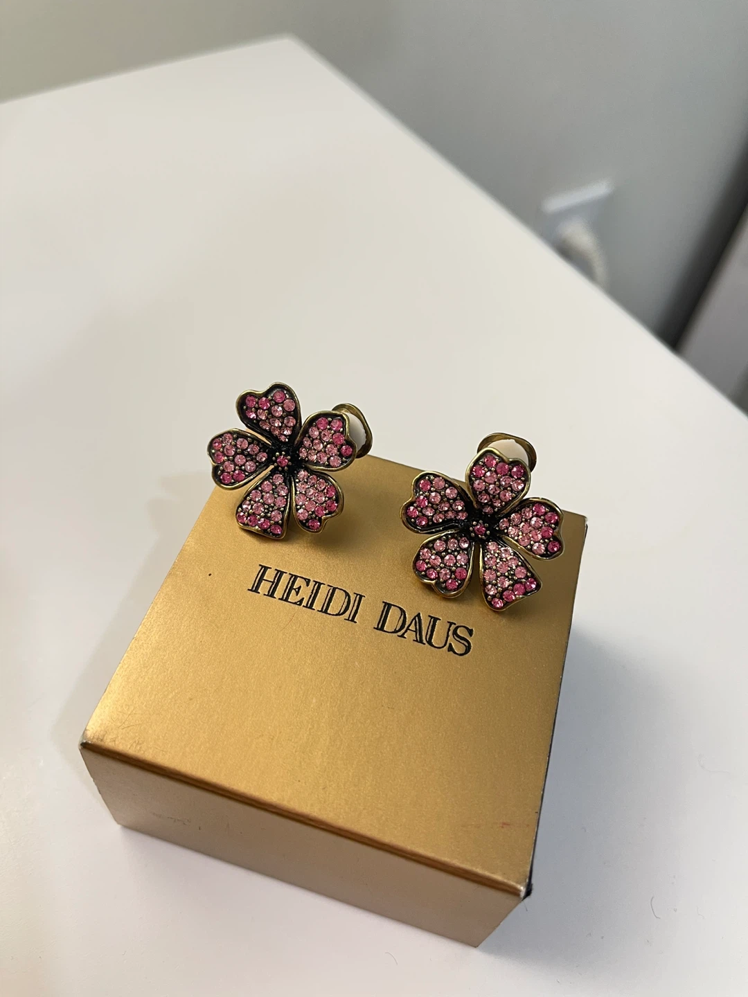 Heidi Daus Flower Ear Clips