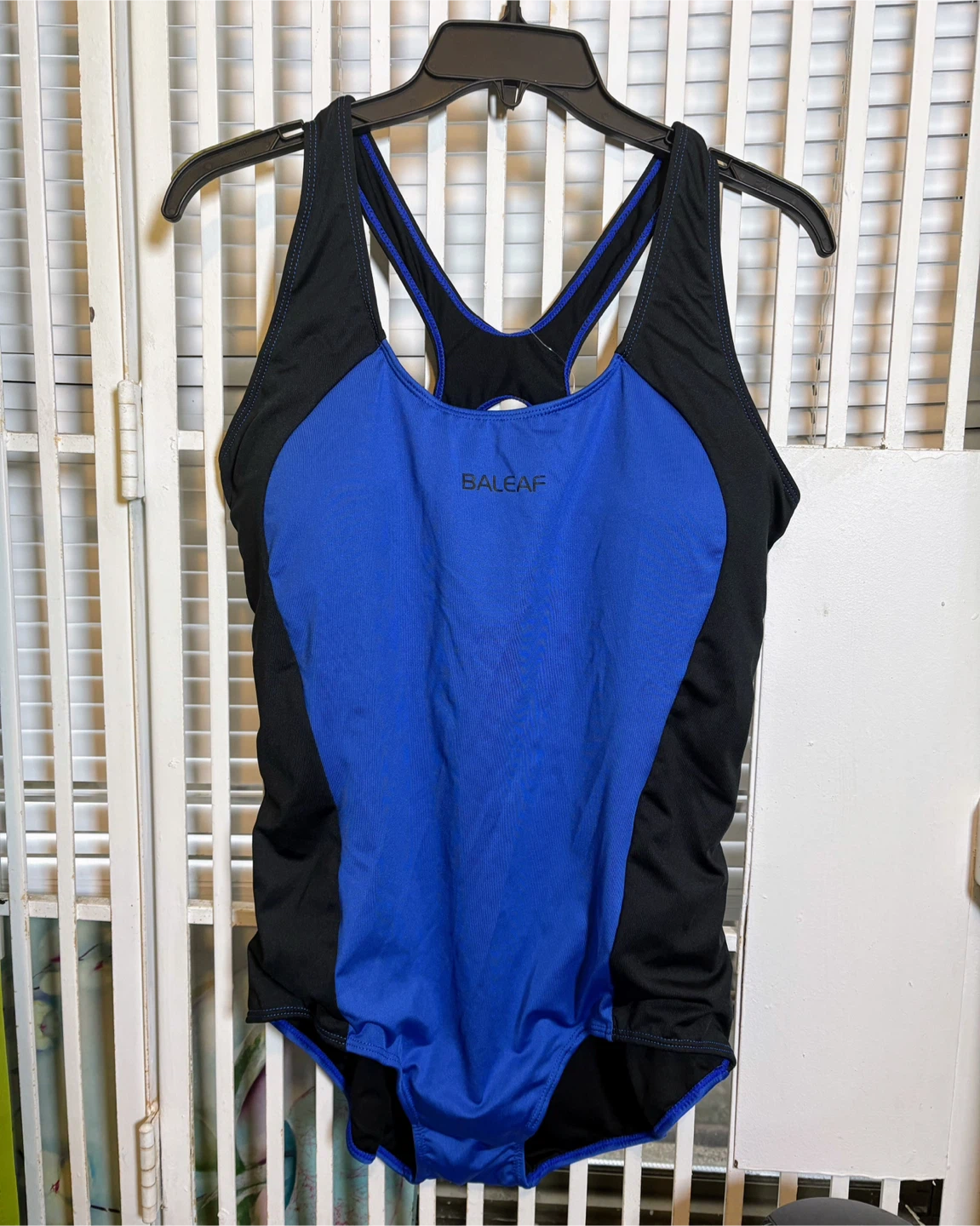 BALEAF Women's Blue Black Swimsuit Size 2XL UPF 50+ - photo 2