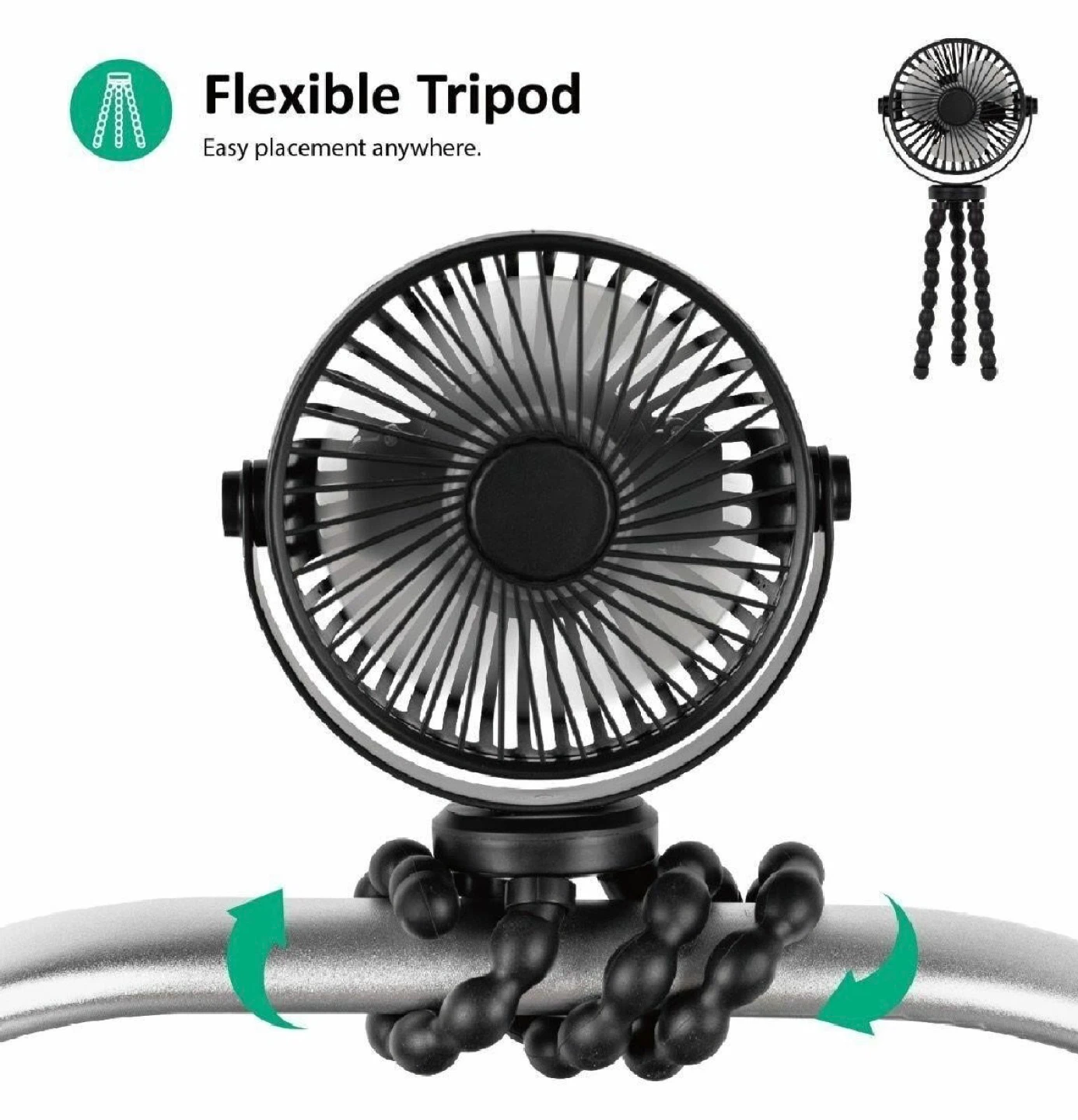 New in Box Octopus Shaped Mini Fan - photo 3