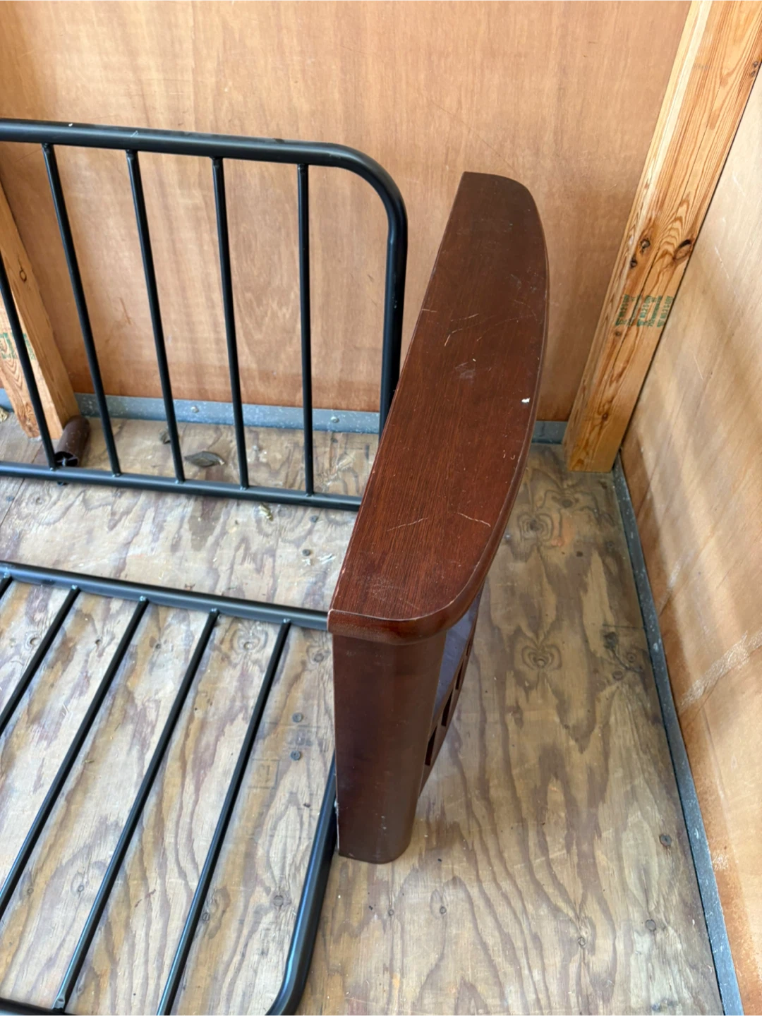Metal Daybed Frame with Wood Accents - photo 2