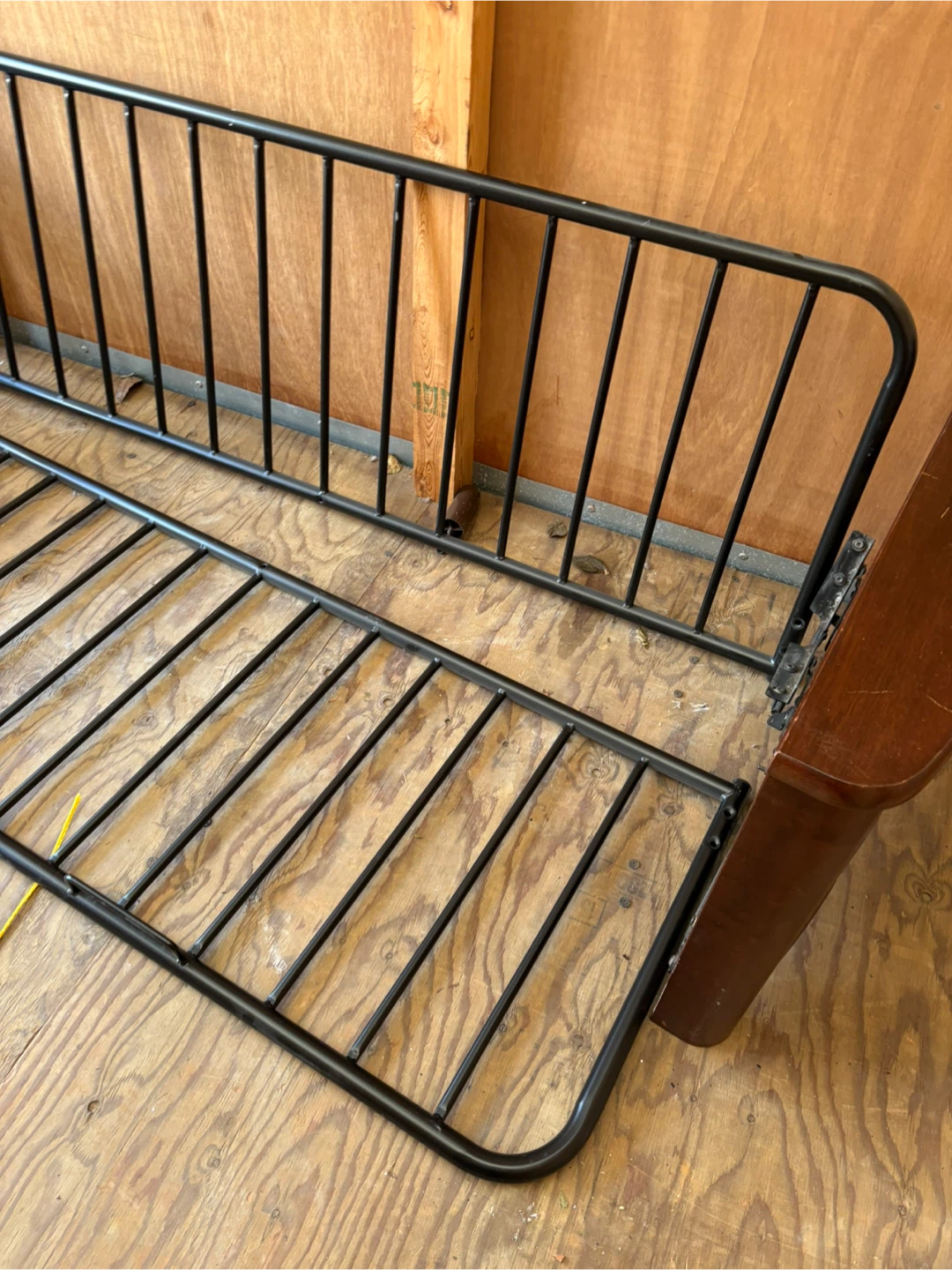 Metal Daybed Frame with Wood Accents - photo 4