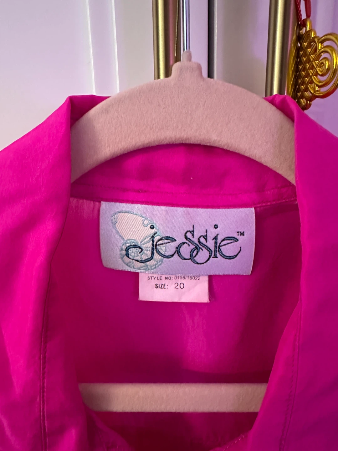 Jessie Women's Size 20 Pink Silk Blouse - photo 2