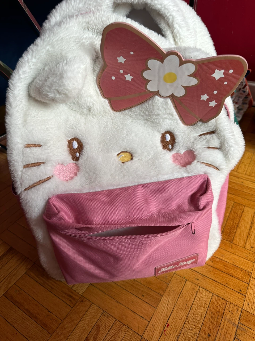 Hello Kitty Plush Backpack