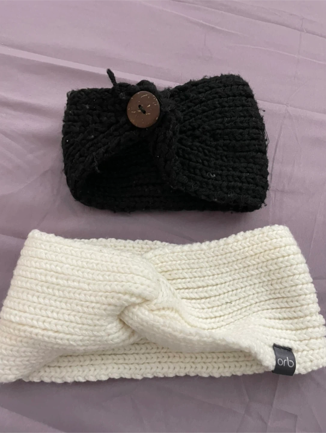 Knitted Ear Warmer Headbands (Set of 2)