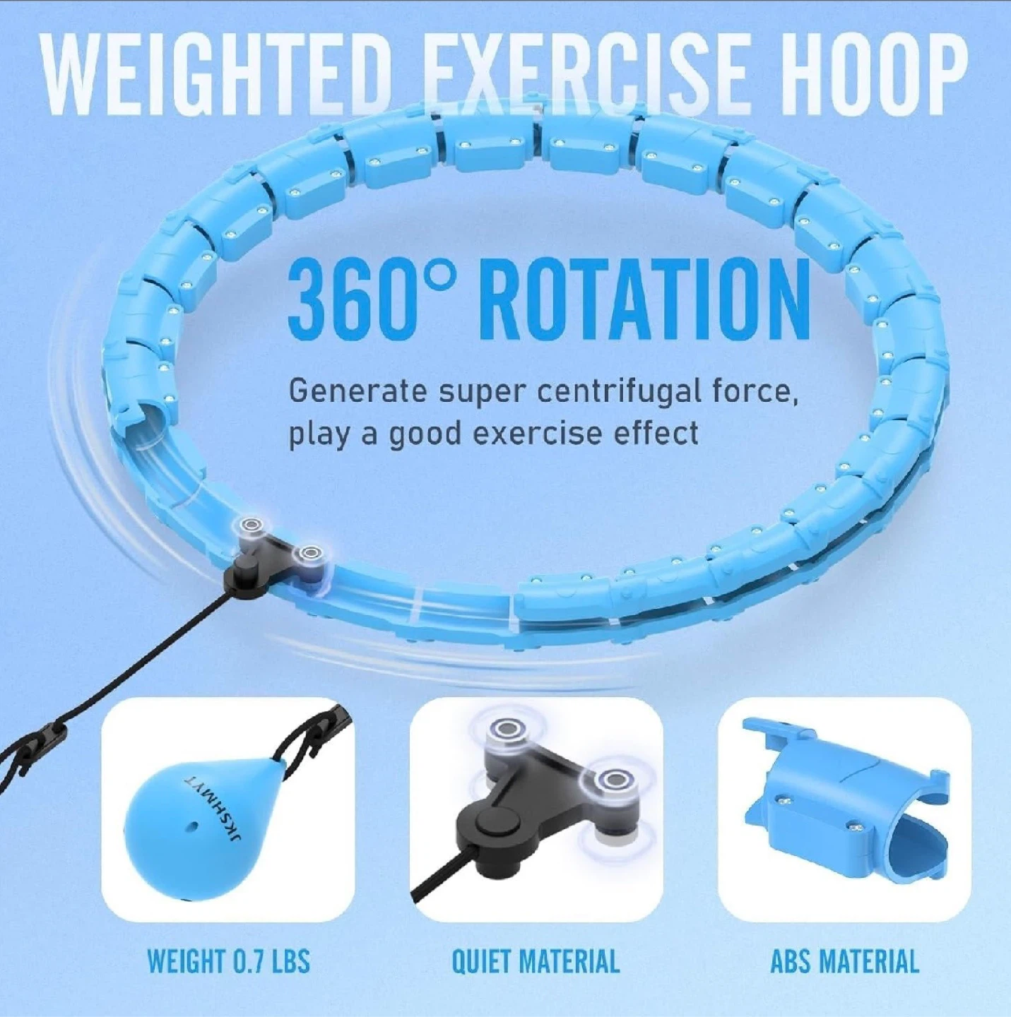 New in Box Weighted Hula Circle Hoops for Adults - photo 2