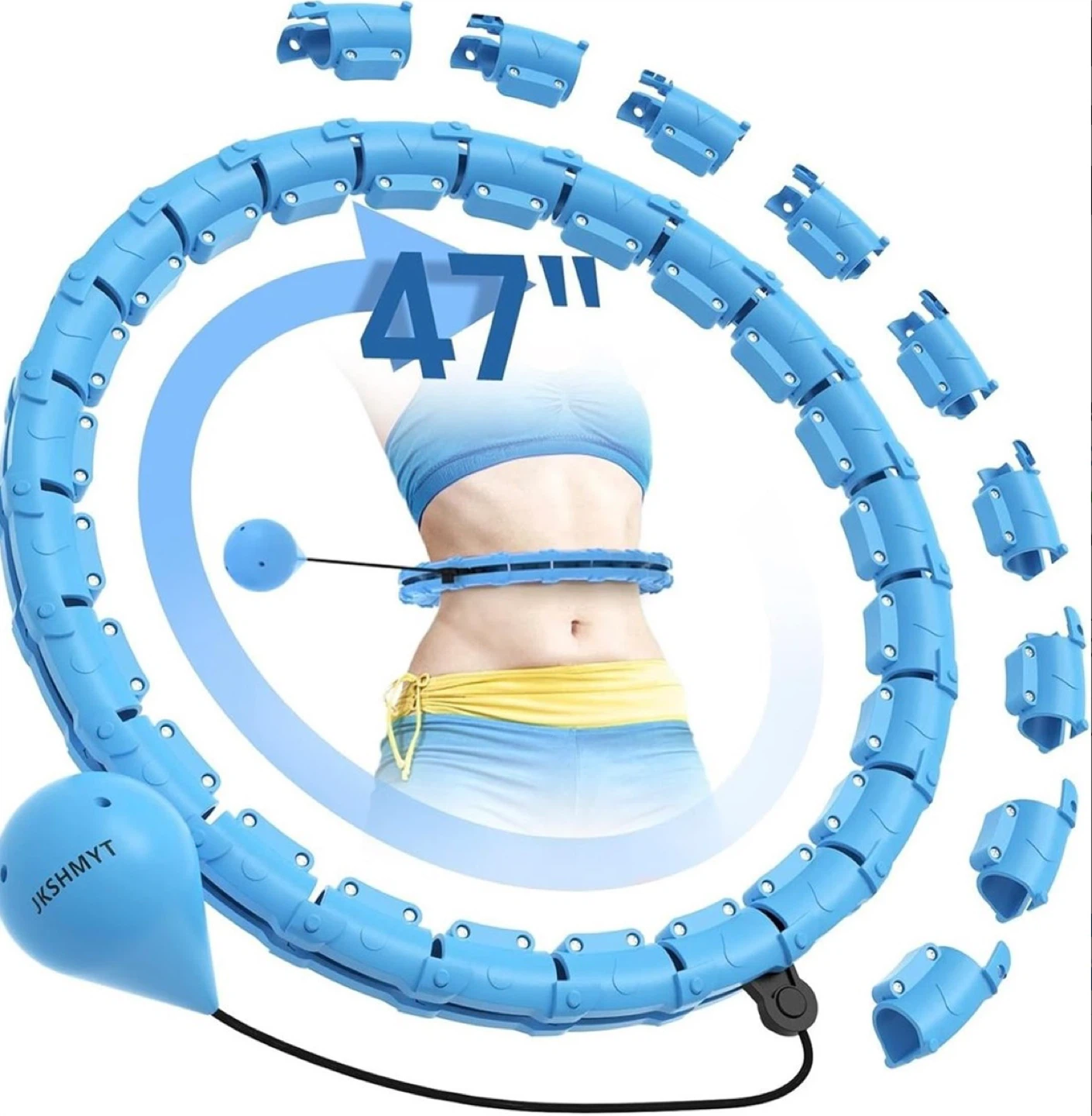 New in Box Weighted Hula Circle Hoops for Adults