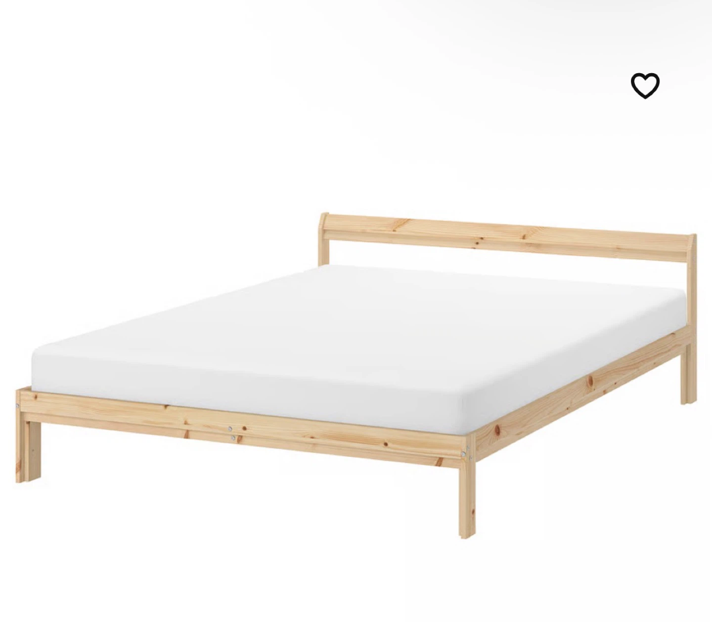 IKEA NEIDEN Pine Bed Frame
