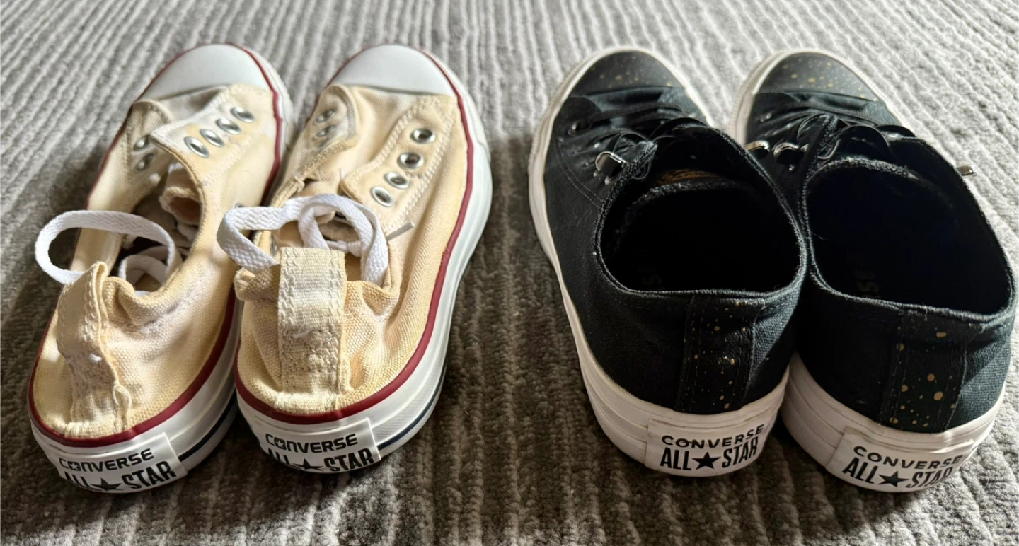 Converse Chuck Taylor All Star Platform Sneakers (2 Pairs) - photo 2