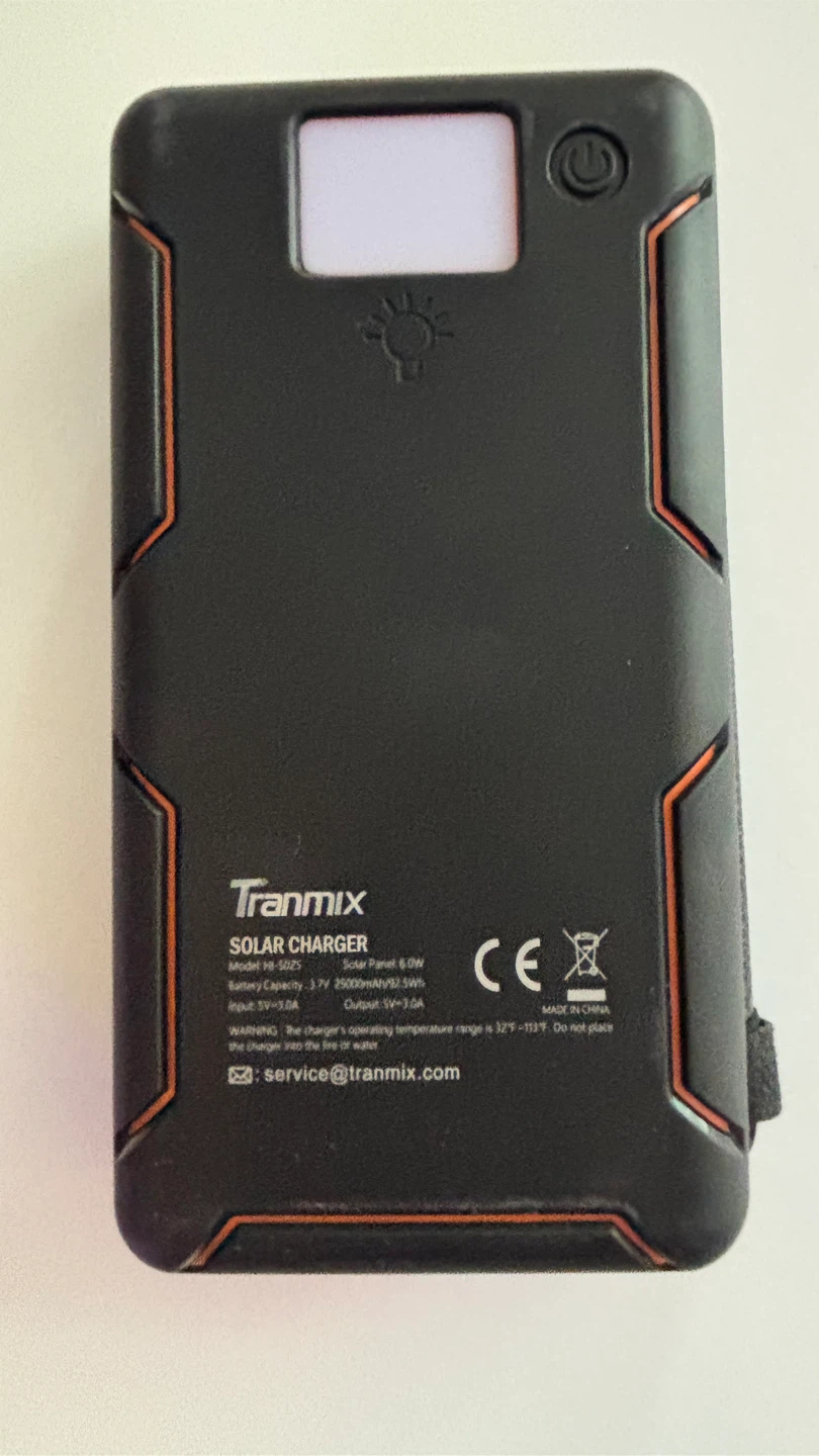 Tranmix Solar Charger 25000mAh Power Bank - photo 2