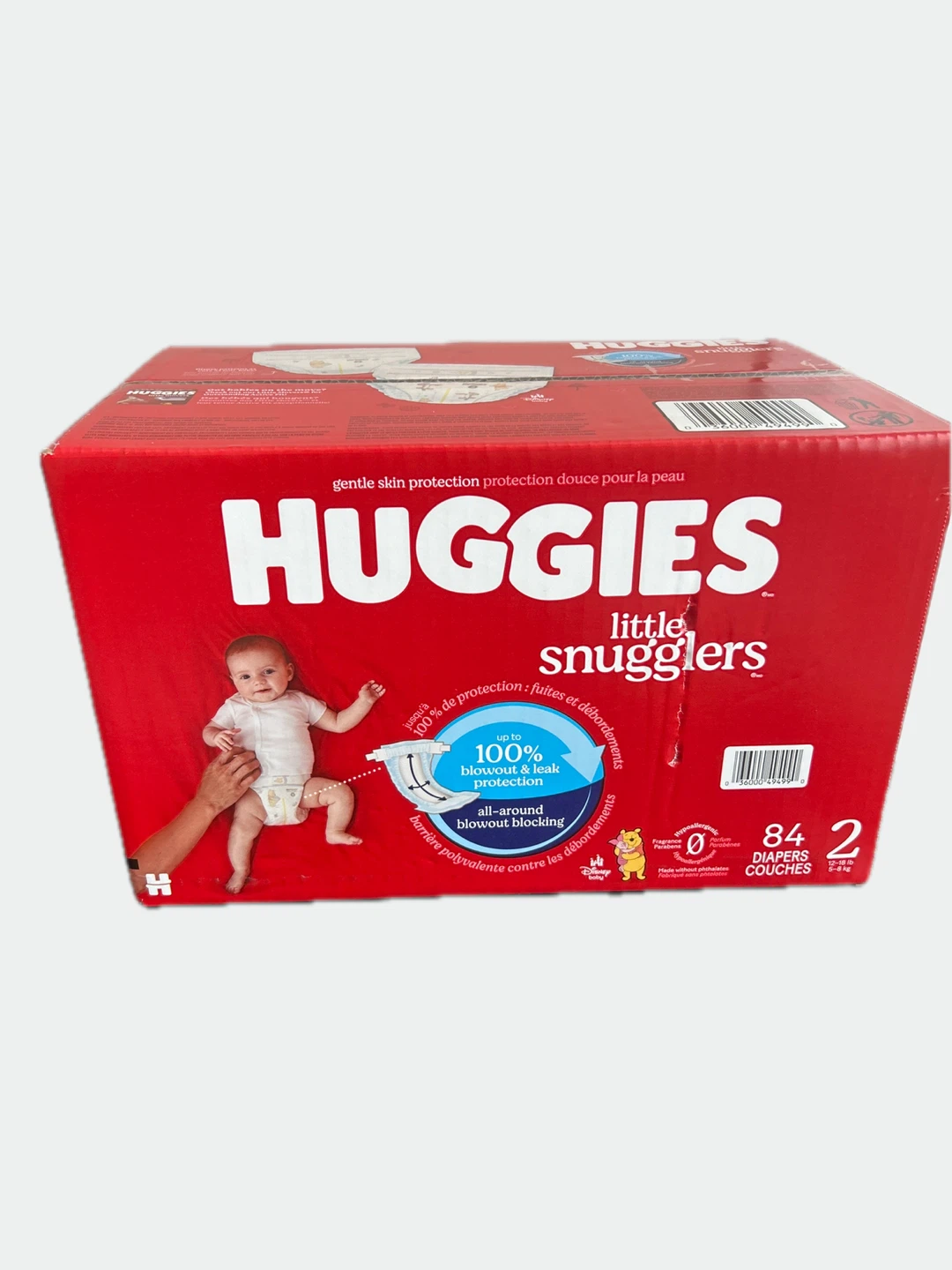 Huggies Little Snugglers Diapers - Size 2, 84 Count